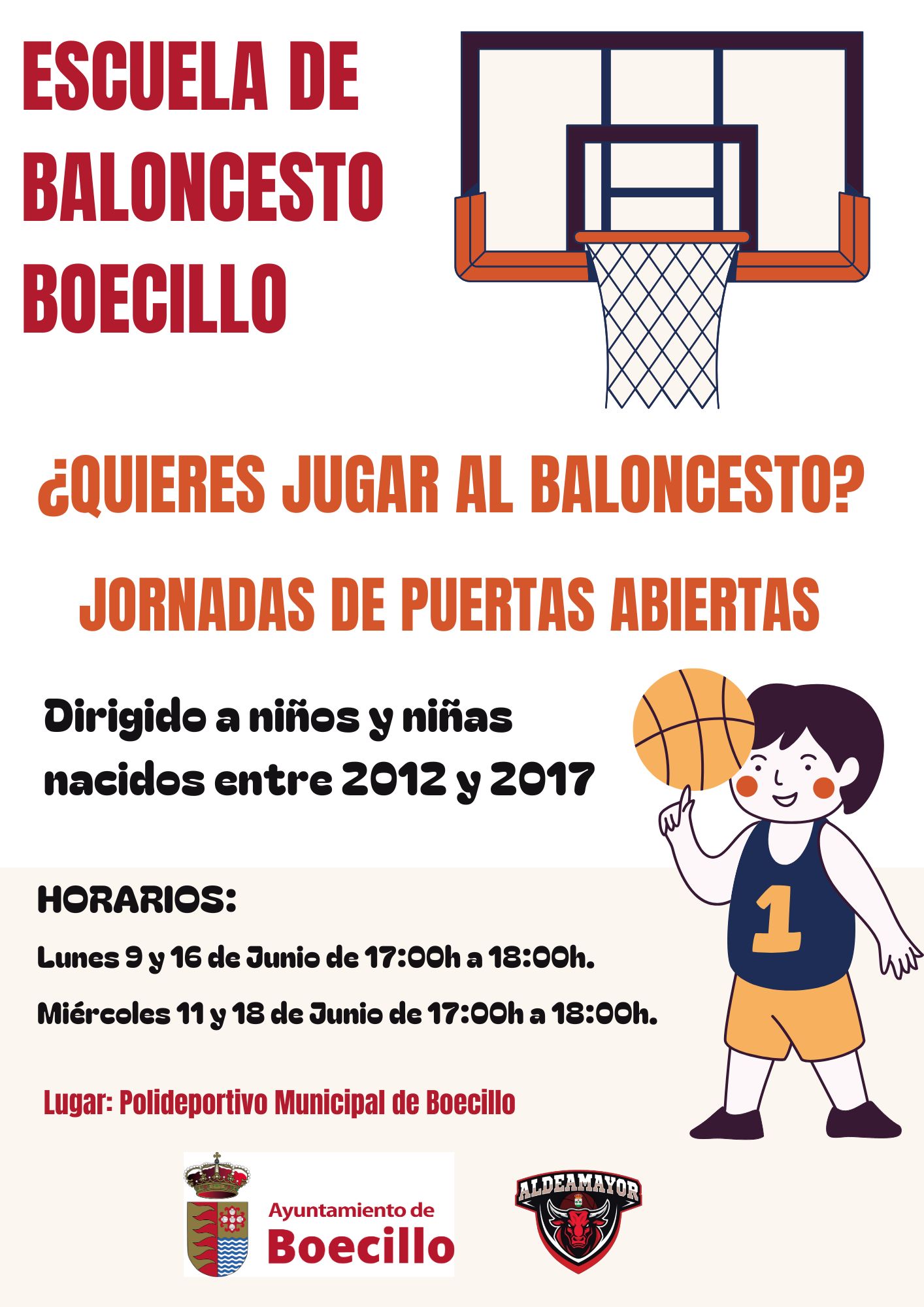 Escuela de baloncesto Boecillo