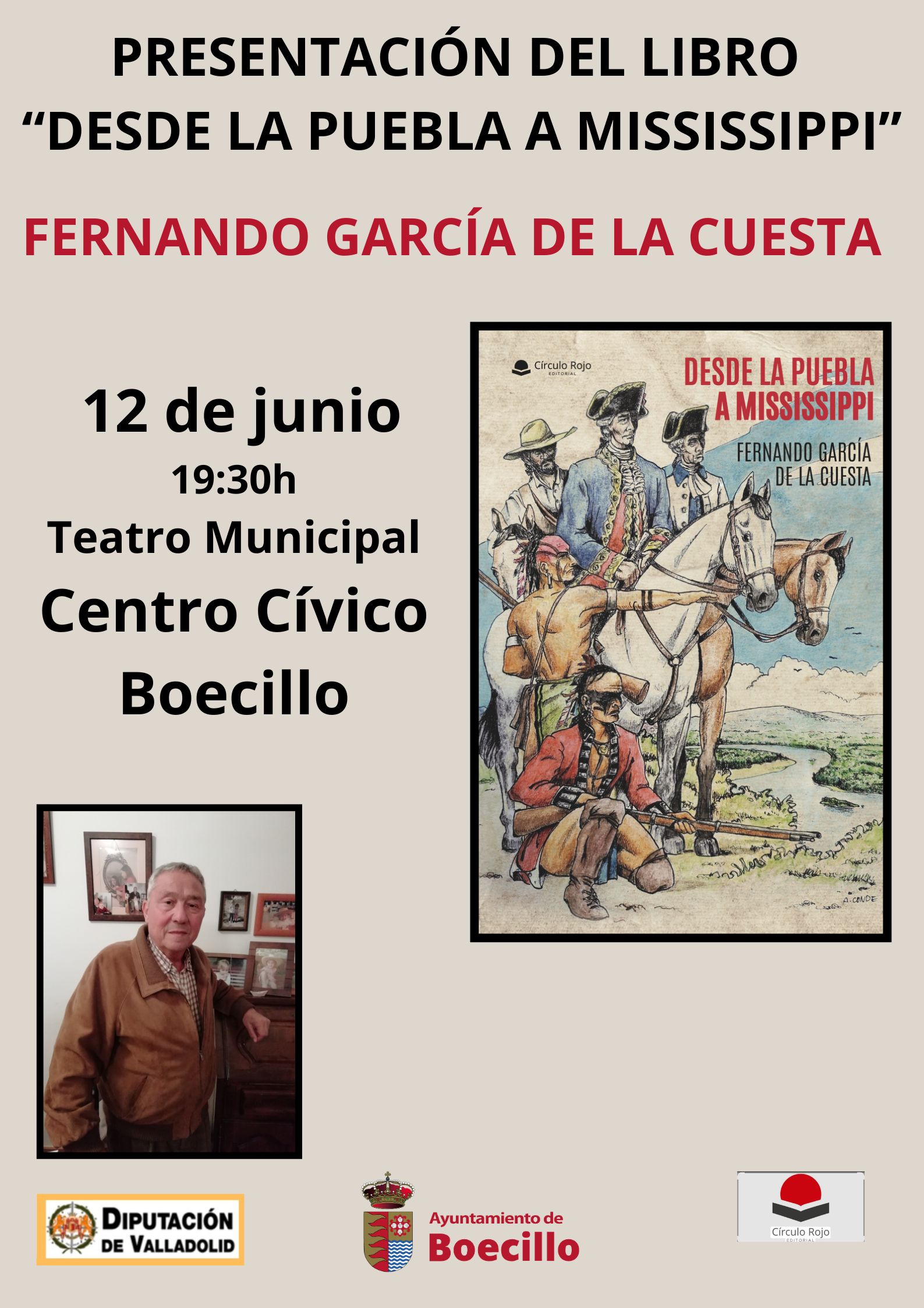 PRESENTACION DEL LIBRO DESDE LA PUEBLA A MISSISSIPPI