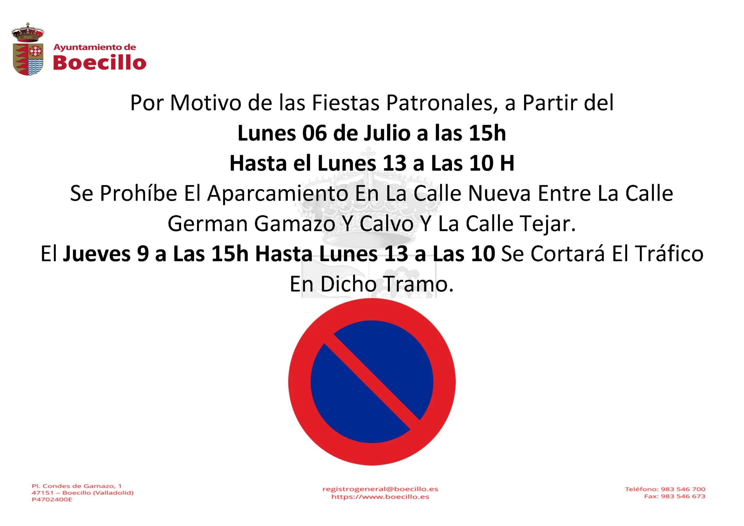 Prohibido Aparcar
